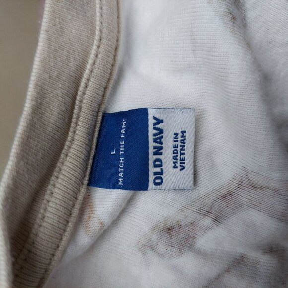 Old Navy Beige S'mores Print Pajama Set - Picture 6 of 8